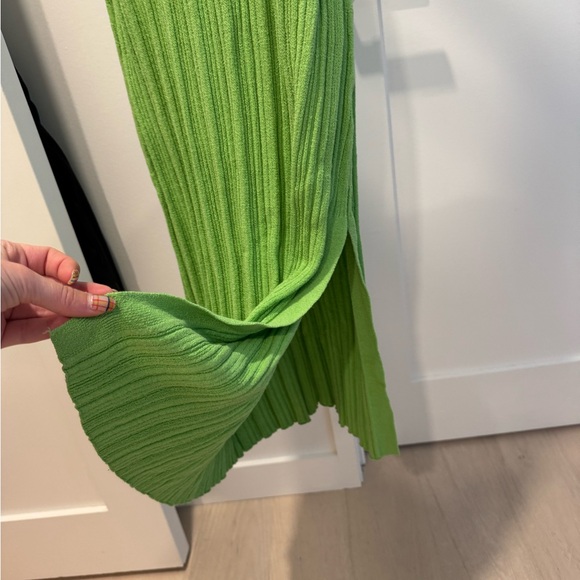 Adorable casual or dressy green knit dress from & other stories. - Picture 3 of 4